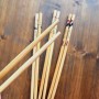 Yazılı Çiçek Detaylı Bambu Chopstick 